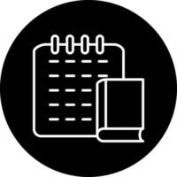 Library Calendar Vector Icon Style