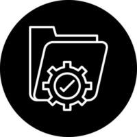 Data Management Vector Icon Style