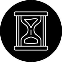 Sand Clock Vector Icon Style