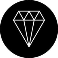 diamante vector icono estilo