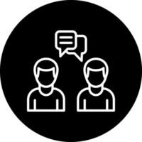 Conversation Vector Icon Style