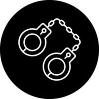 Handcuffs Vector Icon Style