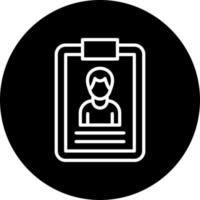Curriculum Vector Icon Style