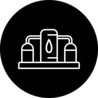 Gas Storage Vector Icon Style