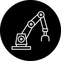 Robot Arm Vector Icon Style