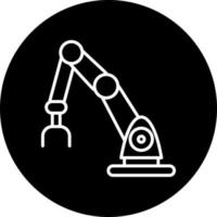 Robotic Arm Vector Icon Style