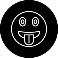 Tongue Out Vector Icon Style