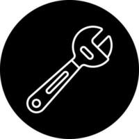 Pipe Wrench Vector Icon Style