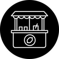 Lemonade Stall Vector Icon Style