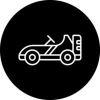 Go Kart Vector Icon Style