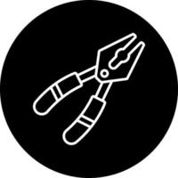 Rib Joint Pliers Vector Icon Style