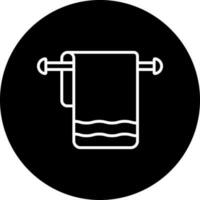 Towel Rack Vector Icon Style