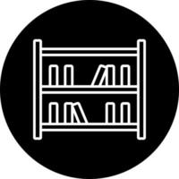 Bookshelf Vector Icon Style