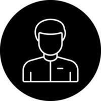 Customer Male Vector Icon Style