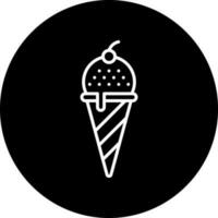 Ice Cream Vector Icon Style