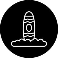 Surfboard Vector Icon Style