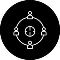 User Connection Vector Icon Style