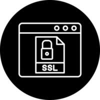 ssl vector icono estilo