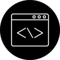 Web Coding Vector Icon Style