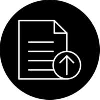 Upload File Vector Icon Style