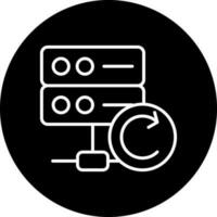 Database Backup Vector Icon Style