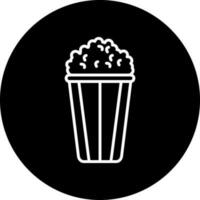 Popcorn Vector Icon Style