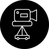 Camera Tripod Vector Icon Style