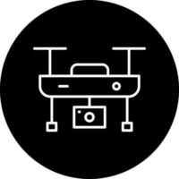 Camera Drone Vector Icon Style