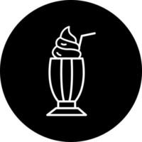 Milkshake Vector Icon Style