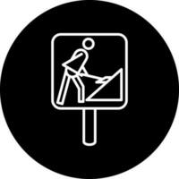 Roadworks Vector Icon Style