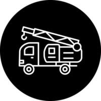 Crane Turck Vector Icon Style