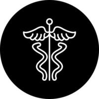 Caduceus Vector Icon Style