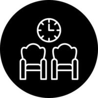 Waiting Room Vector Icon Style