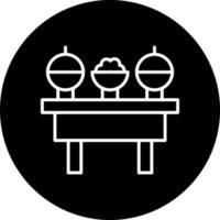 buffet vector icono estilo