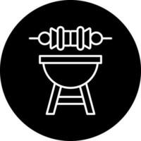 Barbecue Vector Icon Style