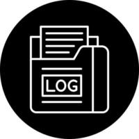 Logs Vector Icon Style