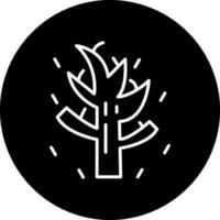 Dry Tree Vector Icon Style