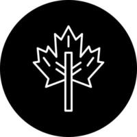 Maple Leaf Vector Icon Style