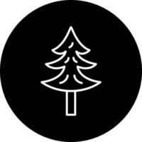 pino árbol vector icono estilo