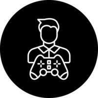 Gamer Vector Icon Style