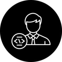 Programmer Vector Icon Style
