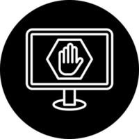 Ad Blocker Vector Icon Style