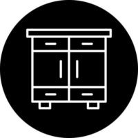 Cabinet Vector Icon Style