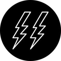 Thunder Vector Icon Style