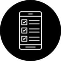 survey mobile app Vector Icon Style