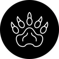 bear paw Vector Icon Style