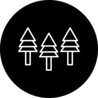 forest Vector Icon Style