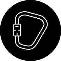 carabiner Vector Icon Style