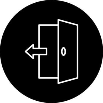 exit door Vector Icon Style