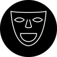 teatro mascaras vector icono estilo